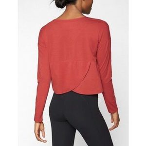 NWT ATHLETA Studio Crop Long Sleeve